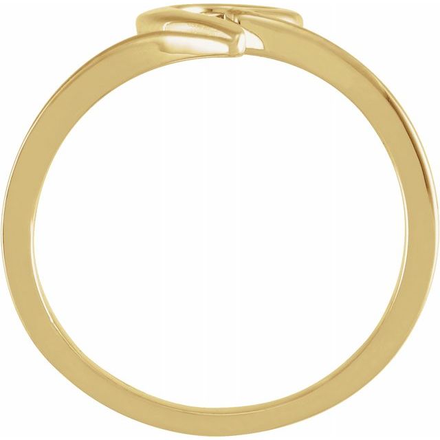 14K Yellow Freeform Ring 2