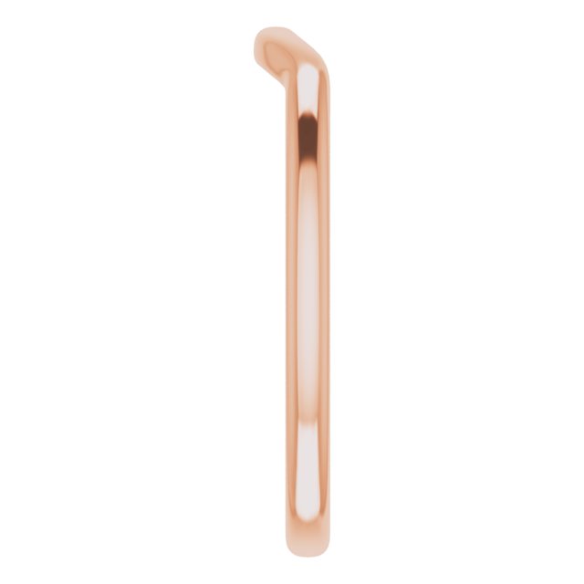 14K Rose Contour Band 4