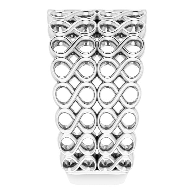Sterling Silver Infinity-Inspired Ring 4