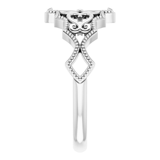 Sterling Silver Vintage-Inspired Ring 4
