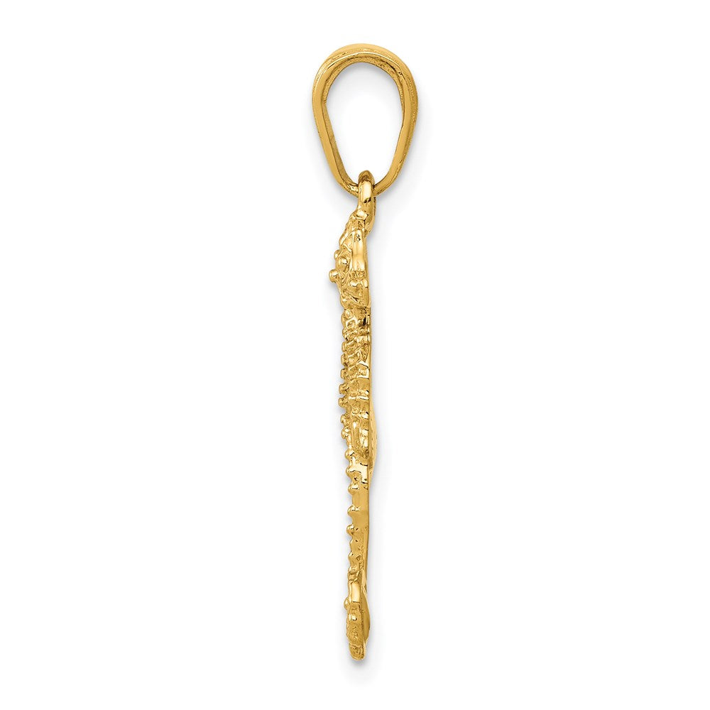 14K Seahorse Pendant 2