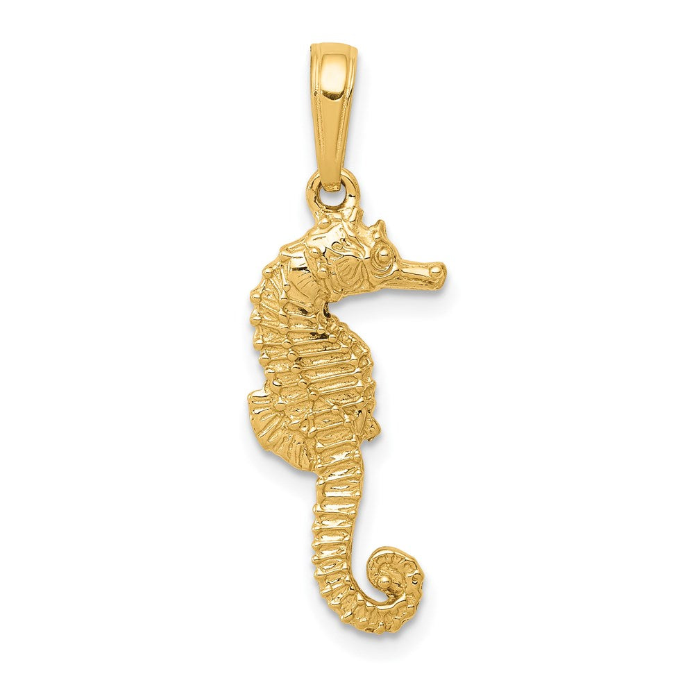 14K Seahorse Pendant 1