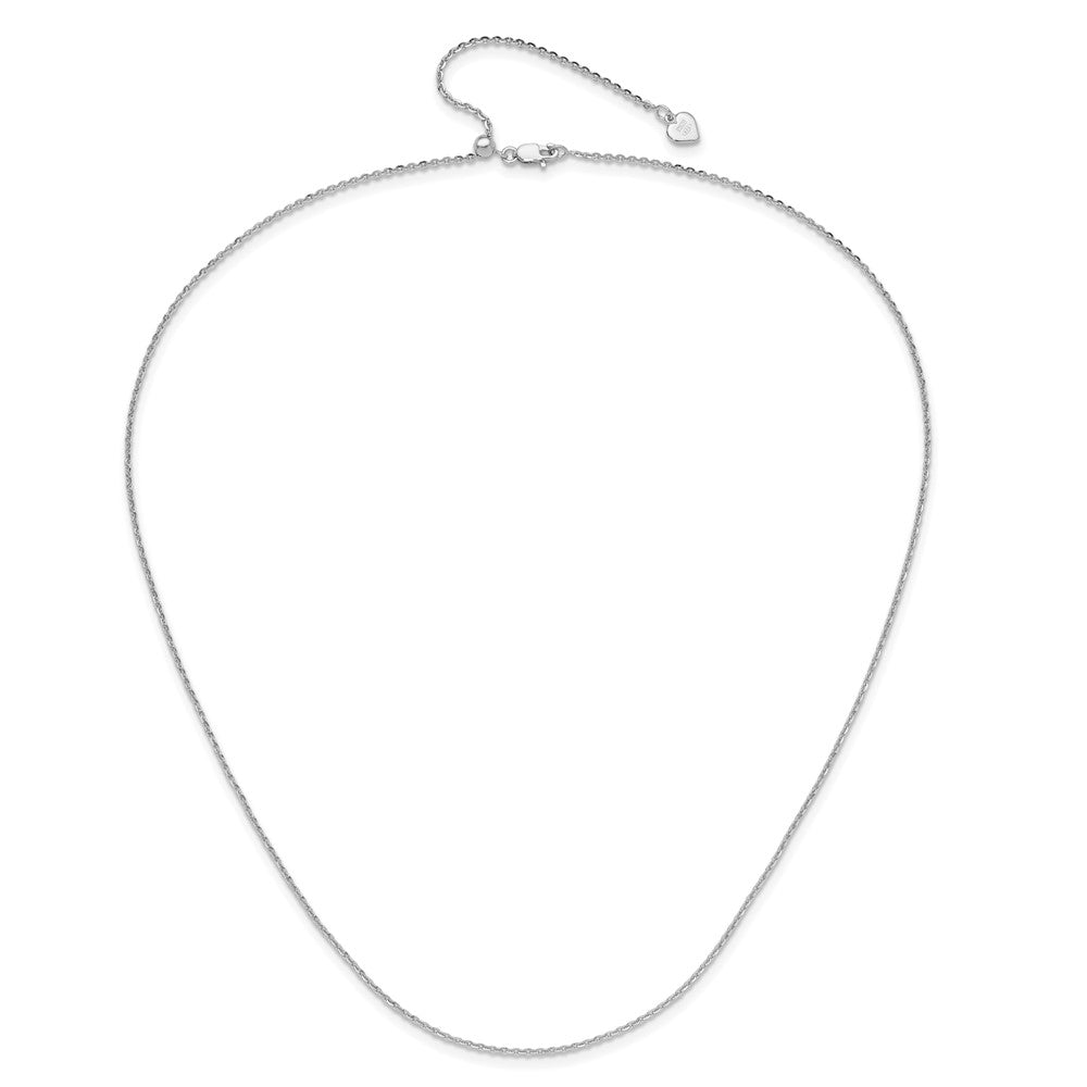 Sterling Silver Adjustable 1.75mm Cable Chain