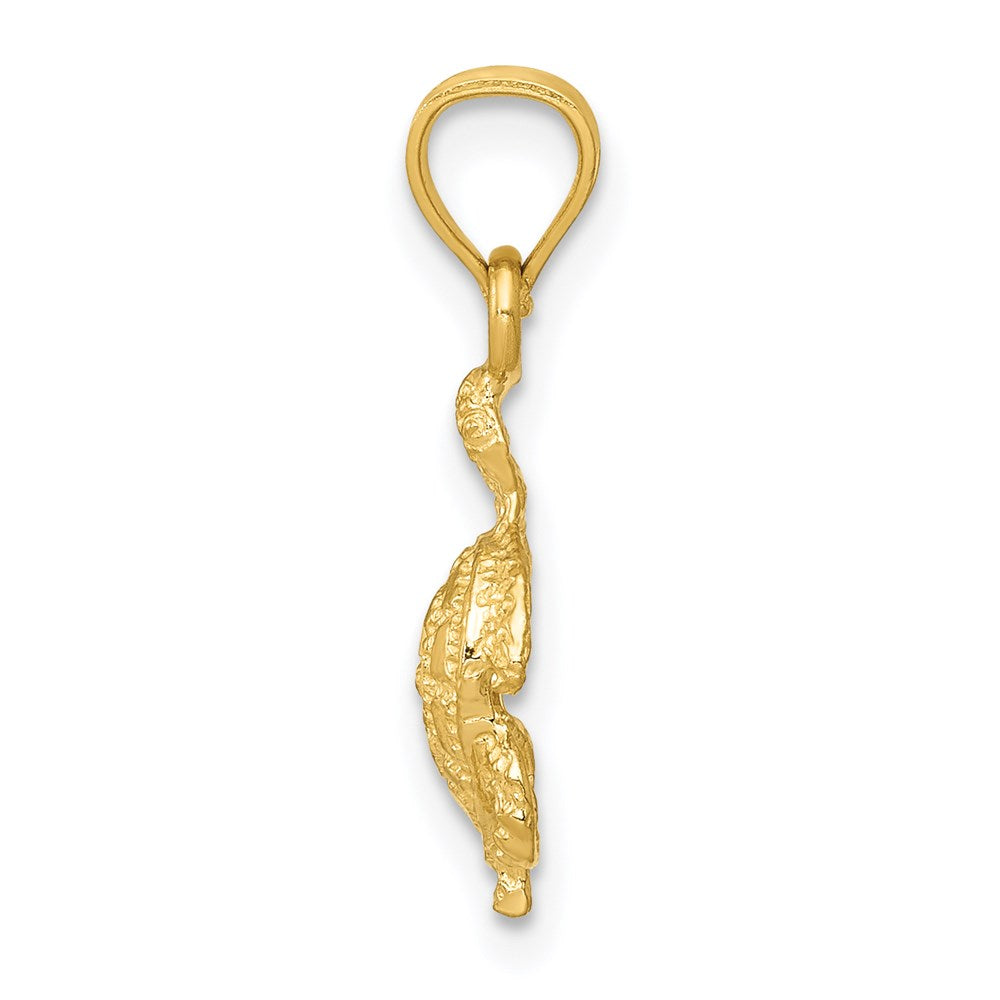 14K Turtle Pendant 2