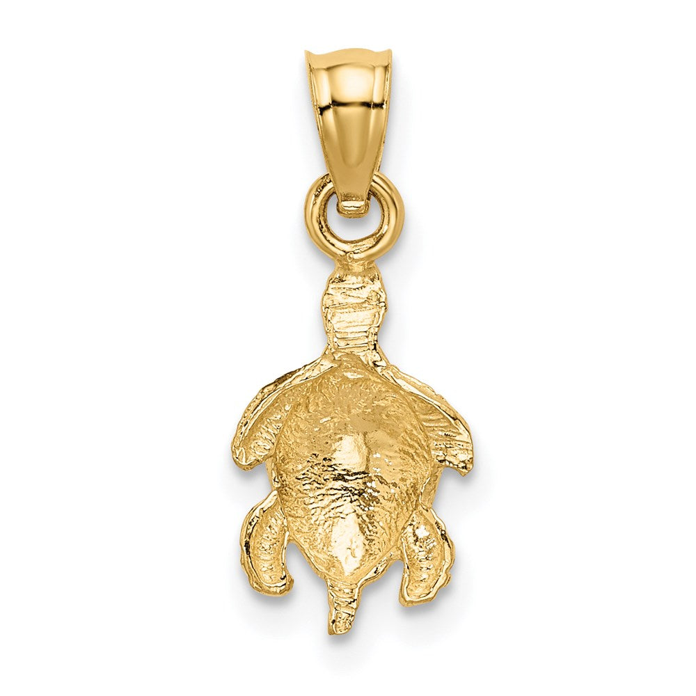 14K Turtle Pendant 3