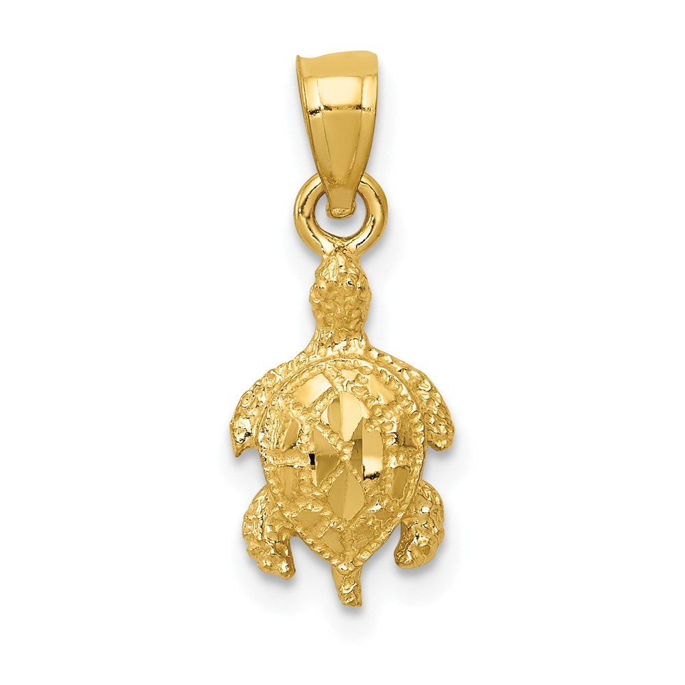 14K Turtle Pendant 1
