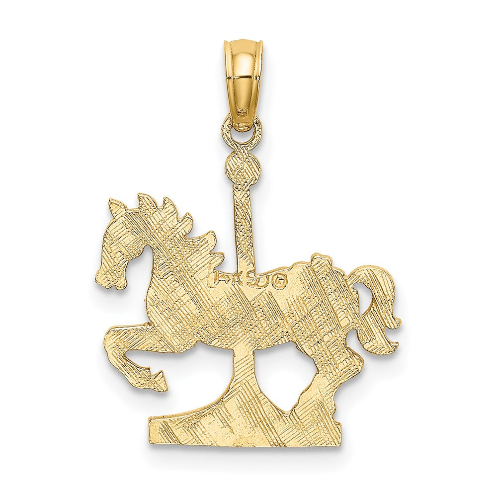 14K Carousel Horse Charm