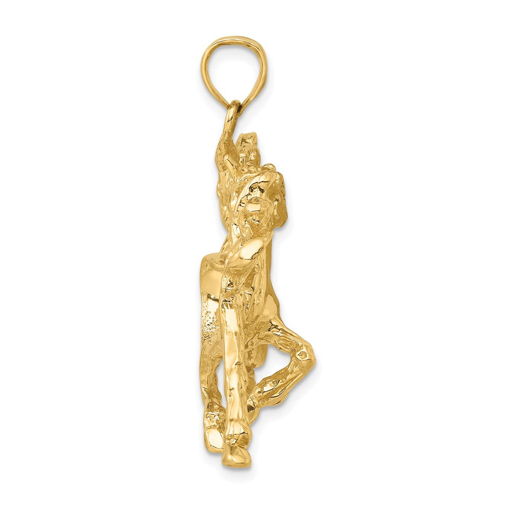 14K Dancing Horse Charm
