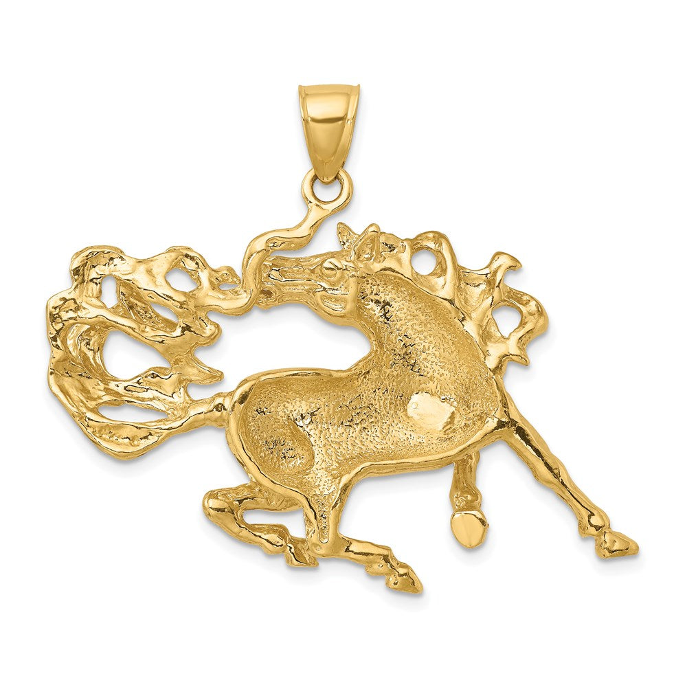 14K Dancing Horse Charm