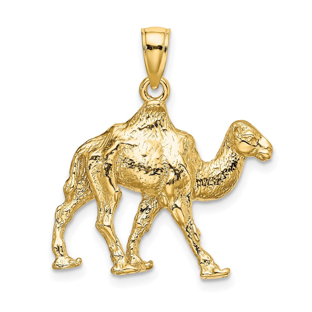14K 3-D Camel Charm