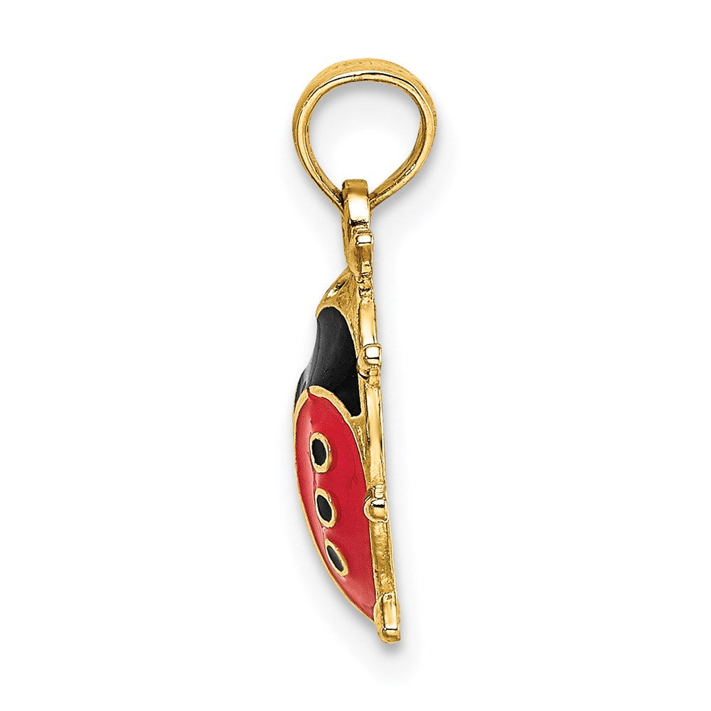 14KEnameled Ladybug Charm