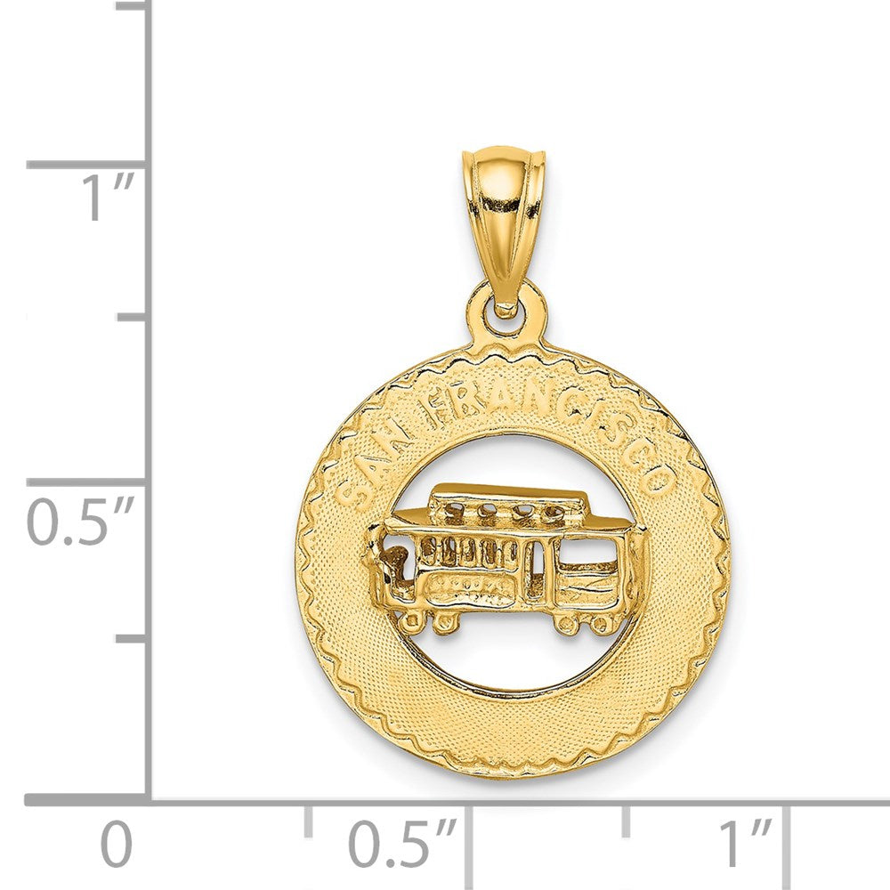14K SAN FRANCISCO w/Cable Car Charm