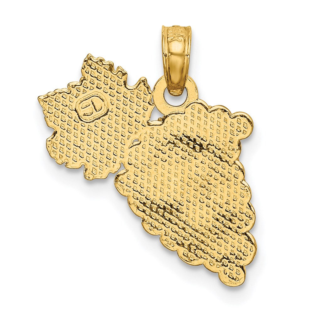 14K Bunch Of Grapes Charm