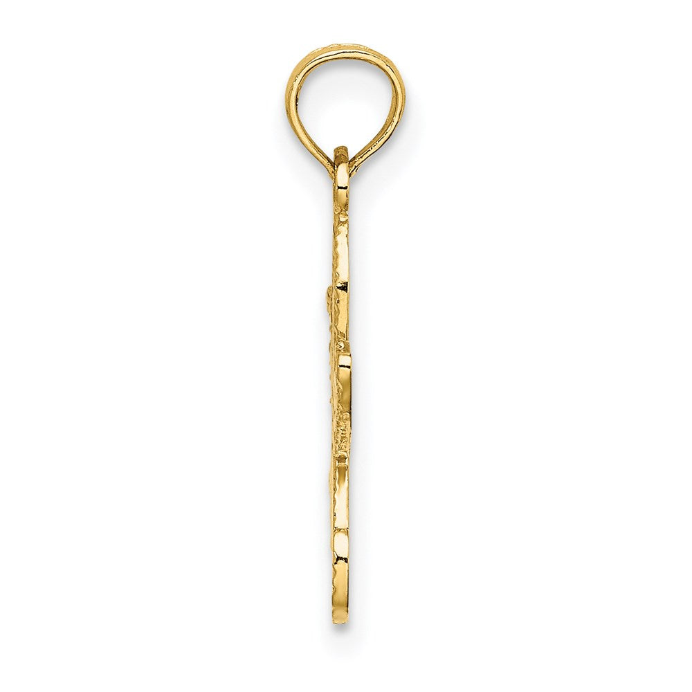 14K Flat Starfish Charm 2