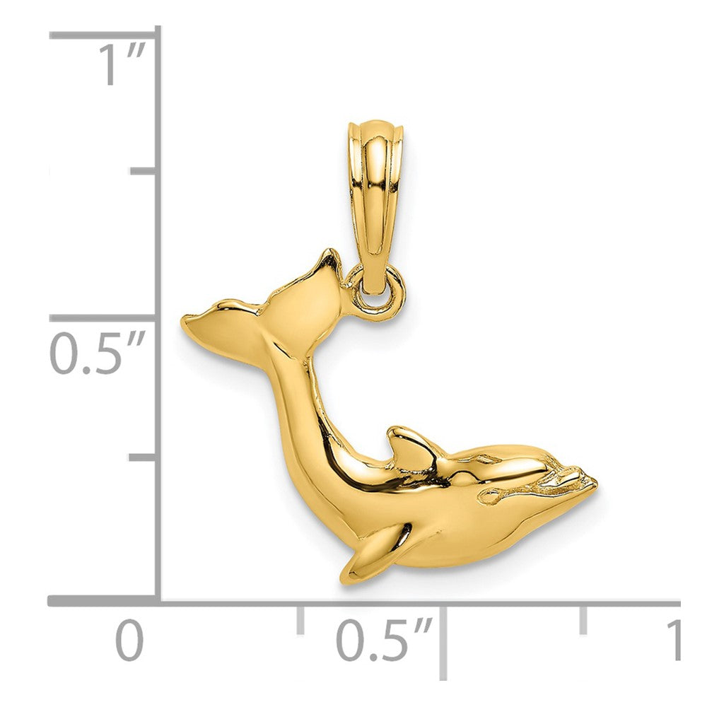 14K Jumping Dolphin Charm 3