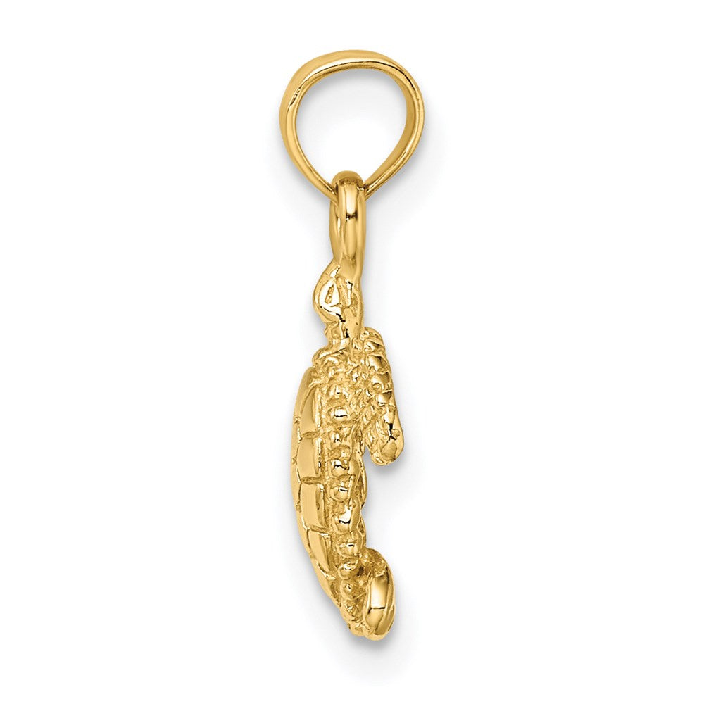 14K 3-D Mini Sea Turtle Charm 2
