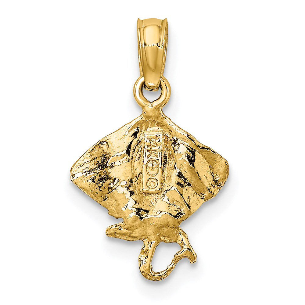 14K Stingray Charm 4