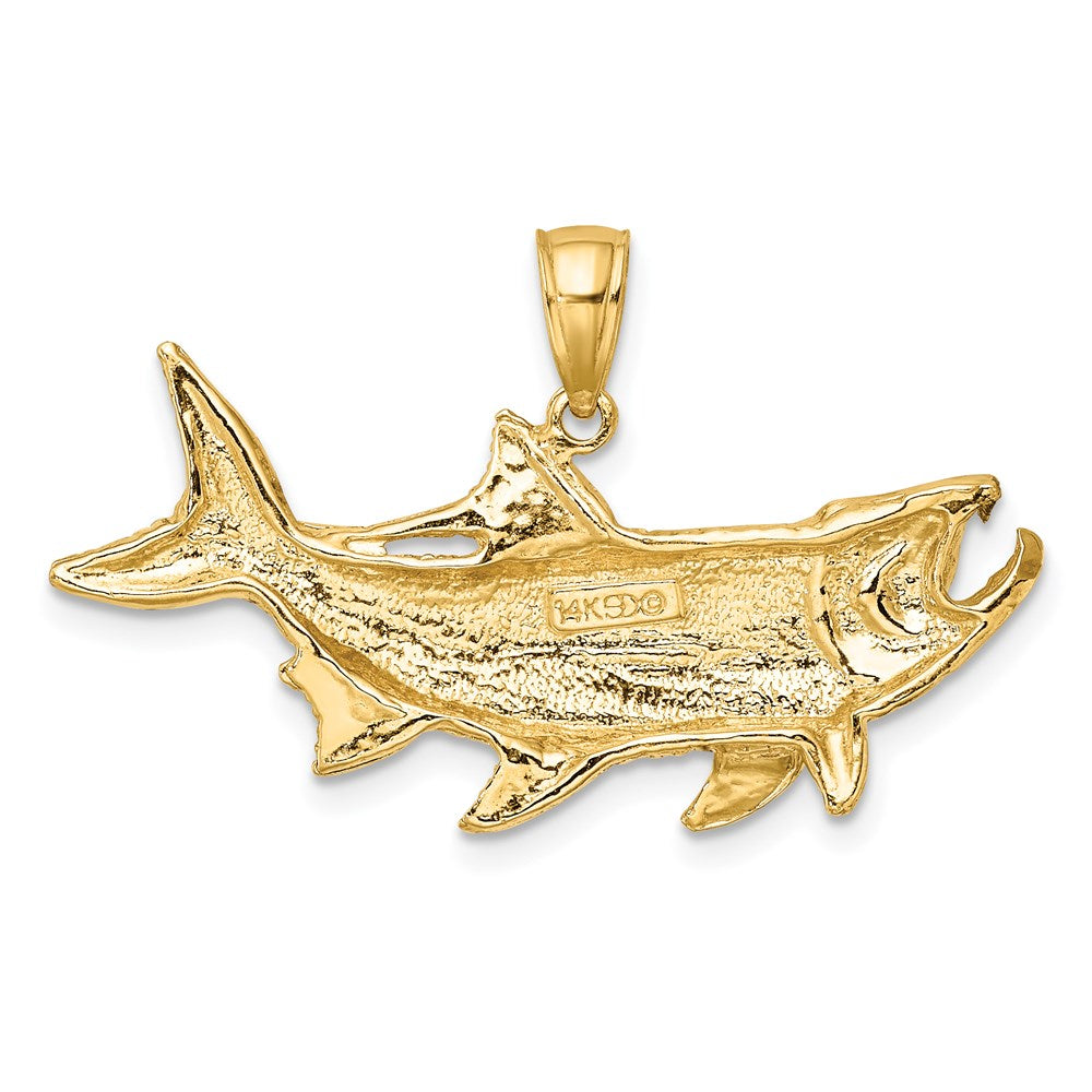 14K Tarpon Fish w/Open Mouth Charm 4