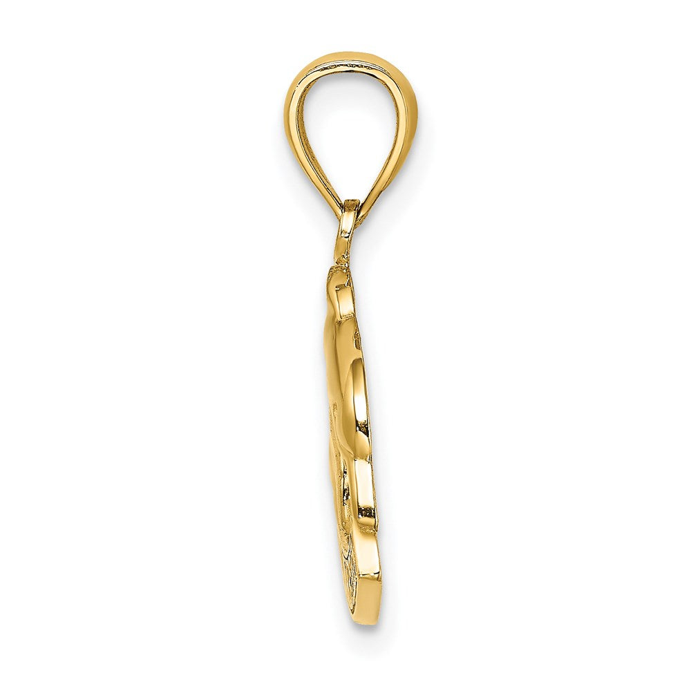 14K 2-D ST. MARTIN Under Dolphin Charm 2