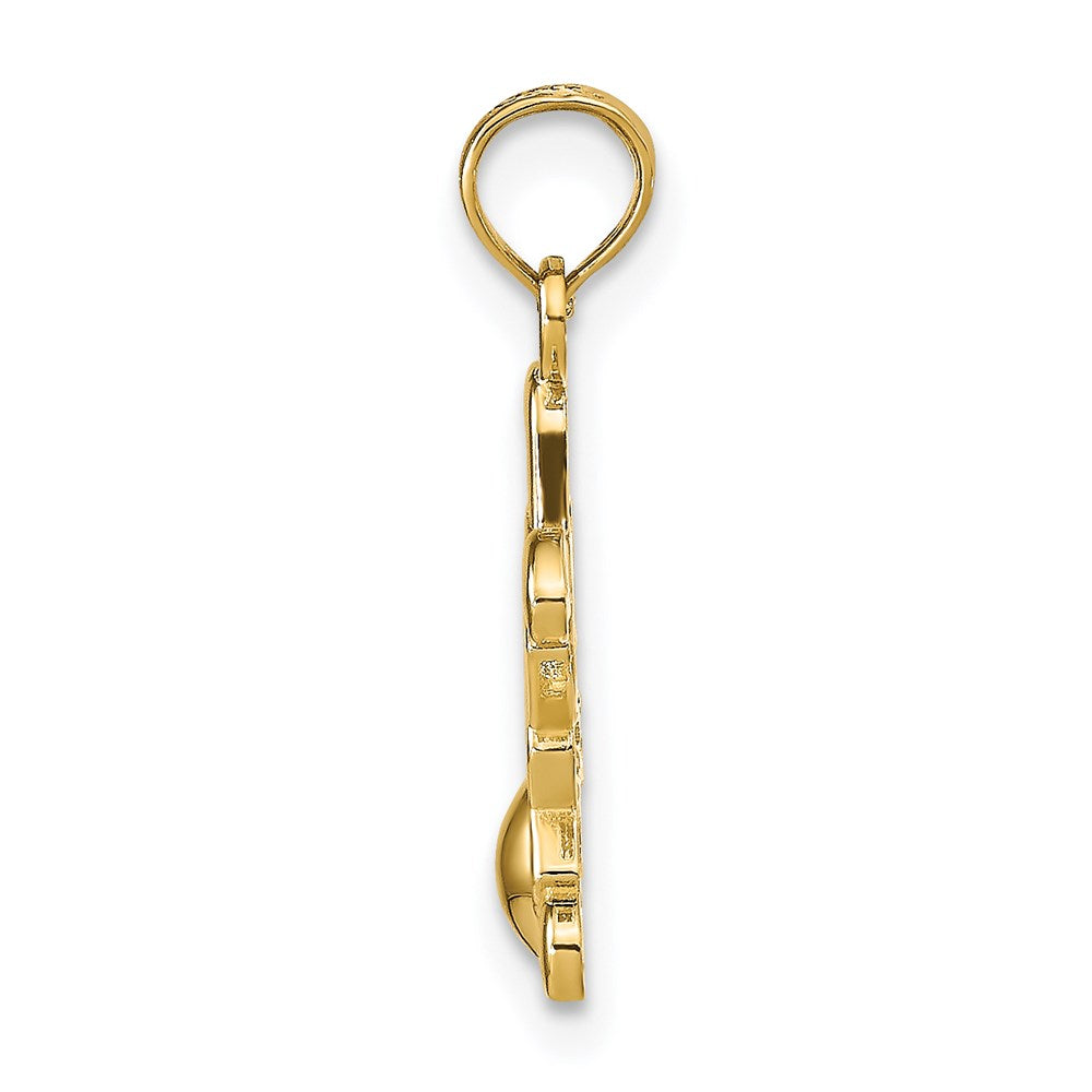 14K Little Boy Pendant