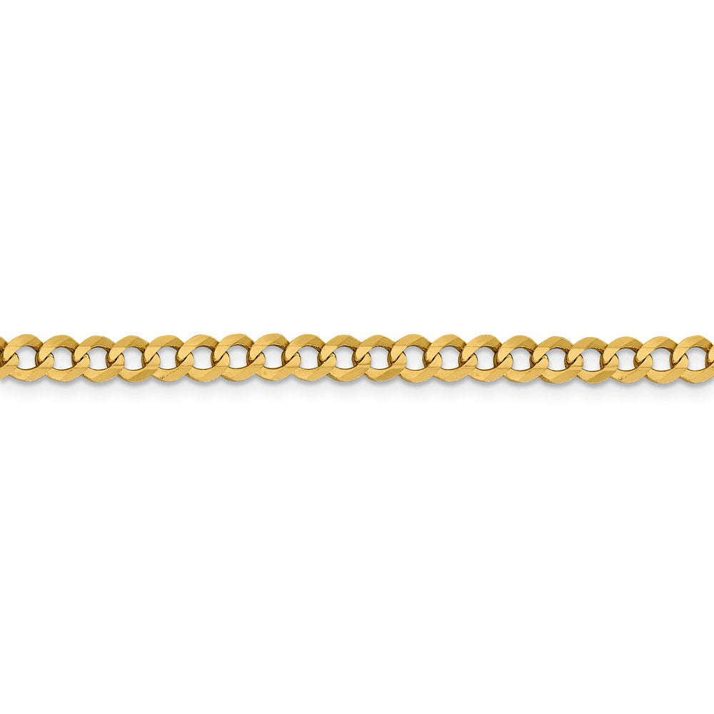 14k 4.7mm Lightweight Flat Cuban Chain
