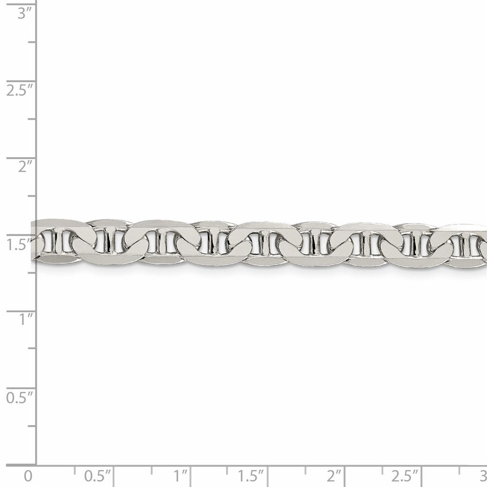 Sterling Silver 7mm Flat Anchor Chain