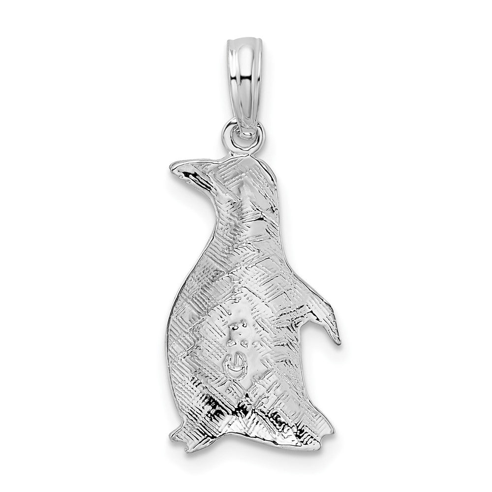 Sterling Silver Polished Penguin Pendant