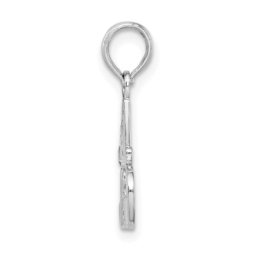 Sterling Silver Polished #1 NANA Pendant