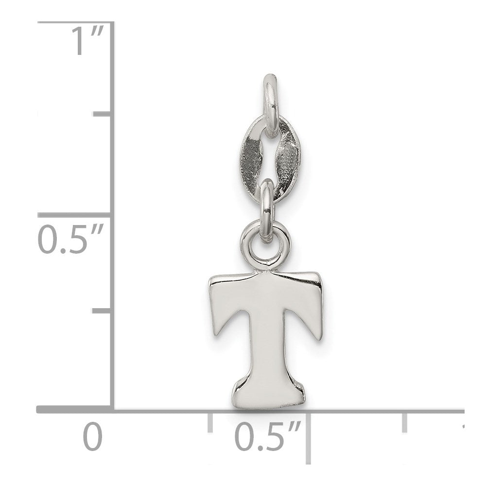 Sterling Silver Letter R Initial Charm