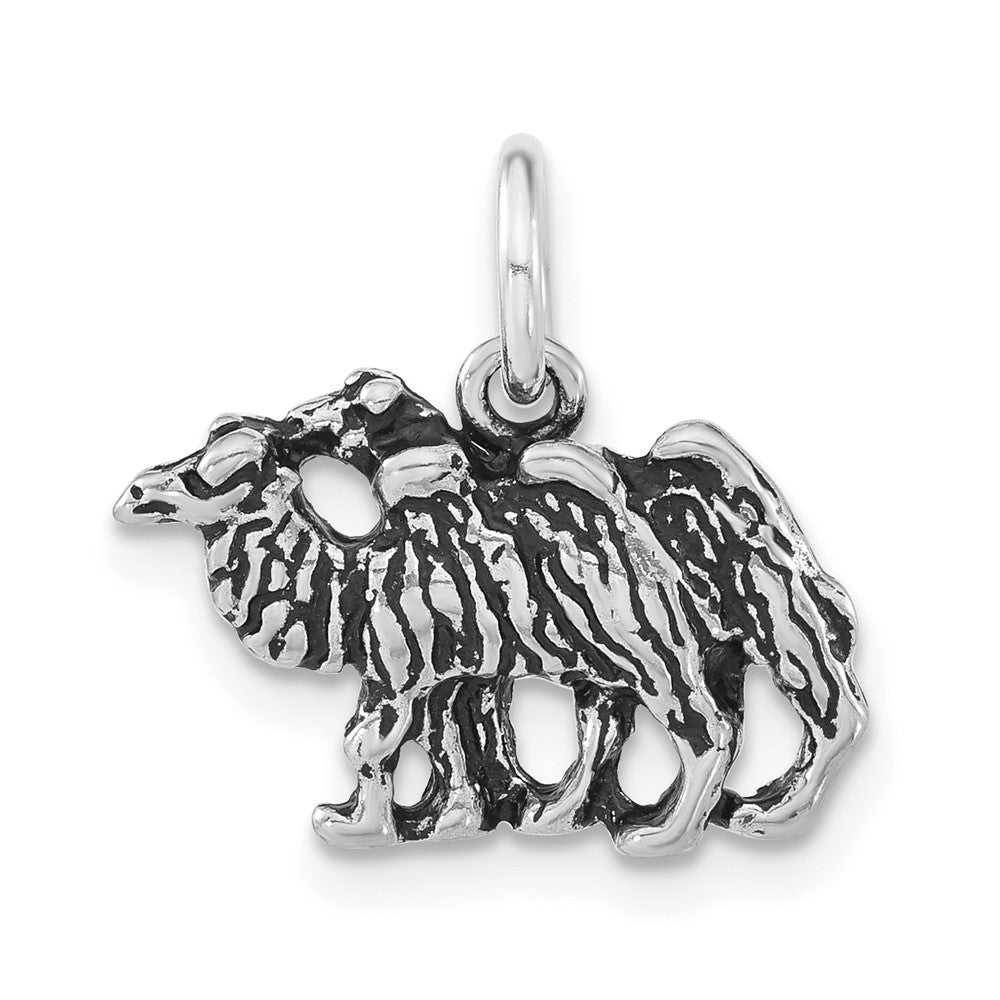 Sterling Silver Antiqued Camel Charm