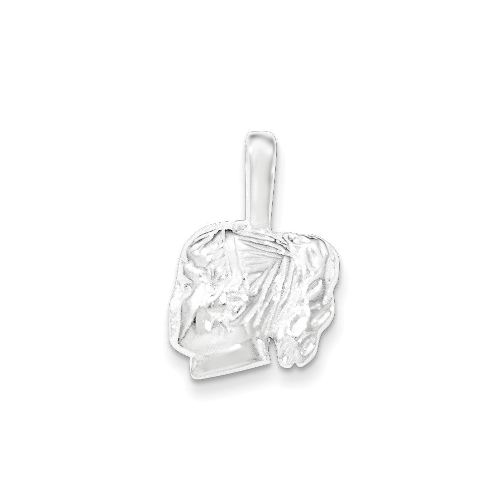 Sterling Silver Polished Girl Pendant