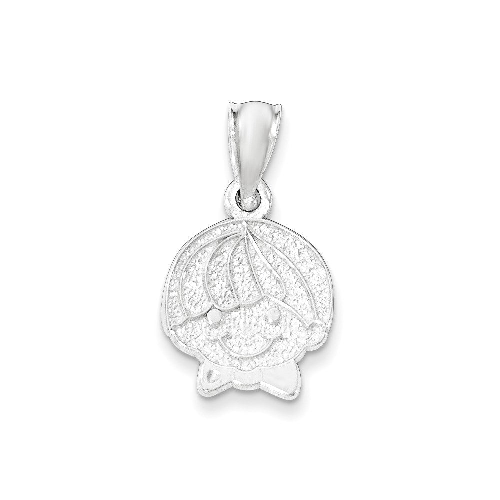 Sterling Silver Polished Boy Head Pendant