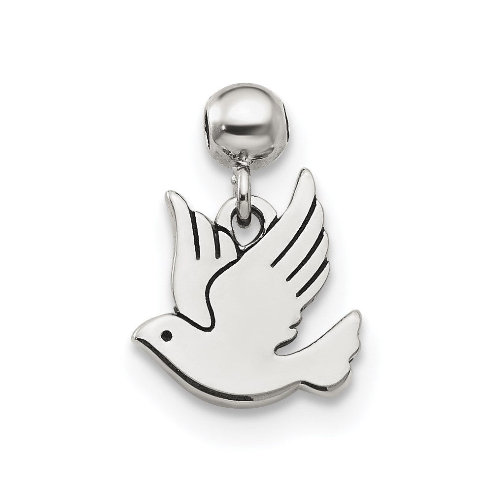 Sterling Silver Mio Memento Dangle Bird Charm
