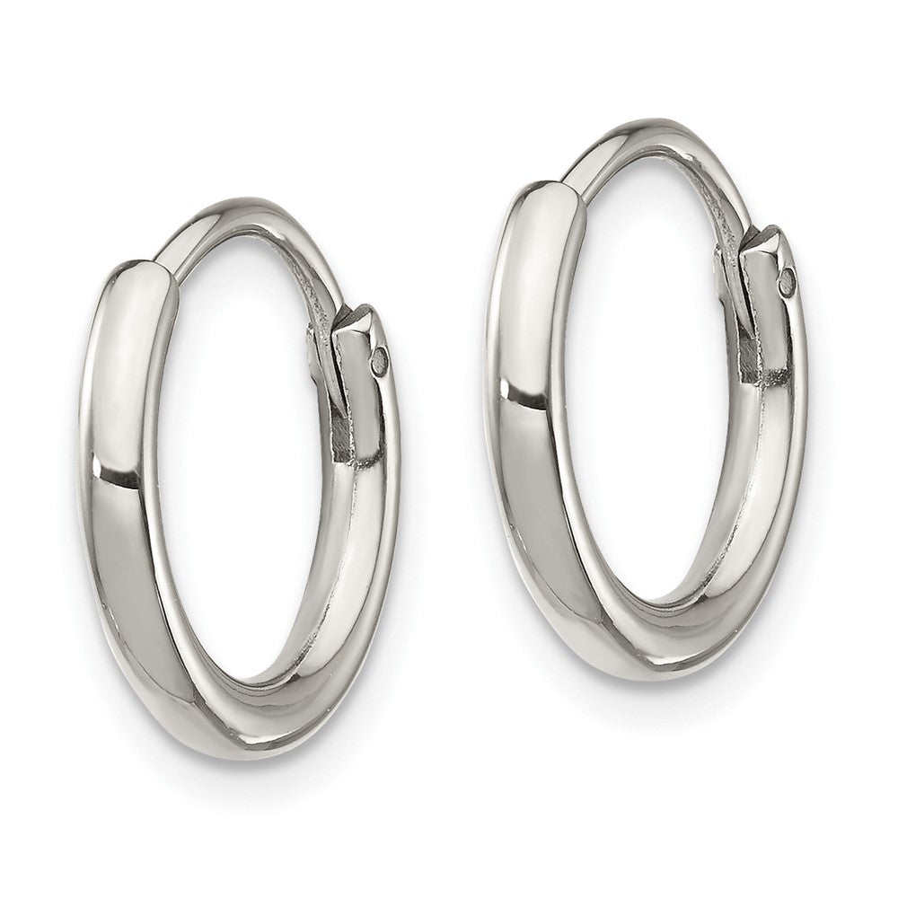 Stainless Steel Polished 2mm Endless Hoop Earrings