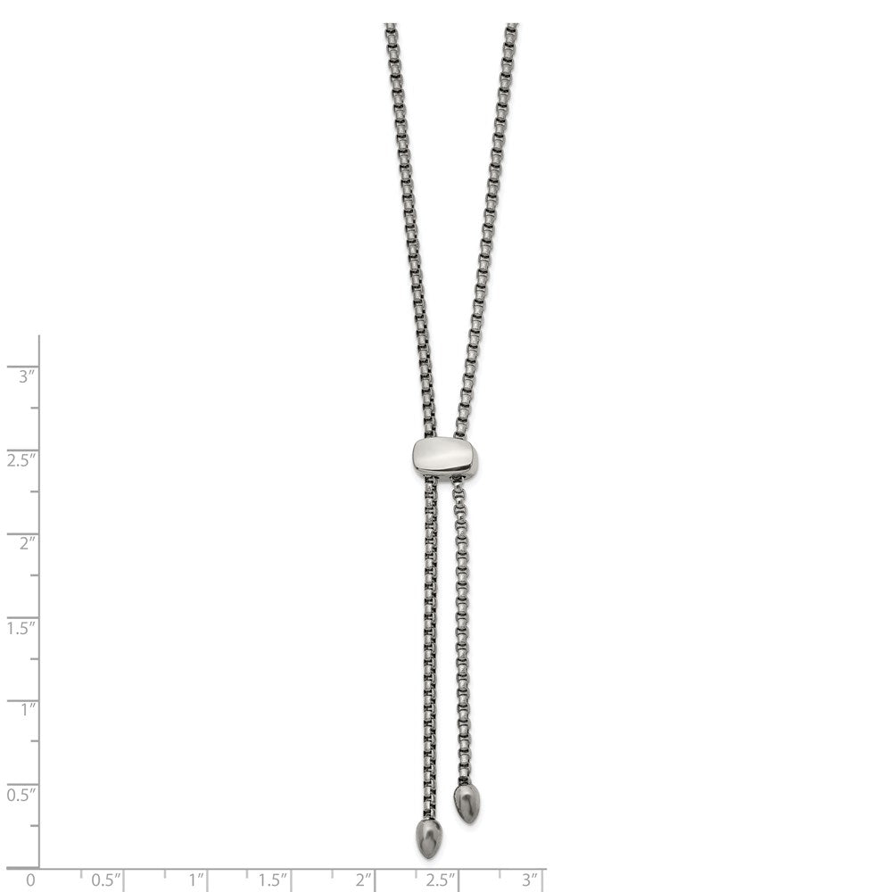 Stainless Steel Polished Fancy Adjustable up to 20.5in Necklace