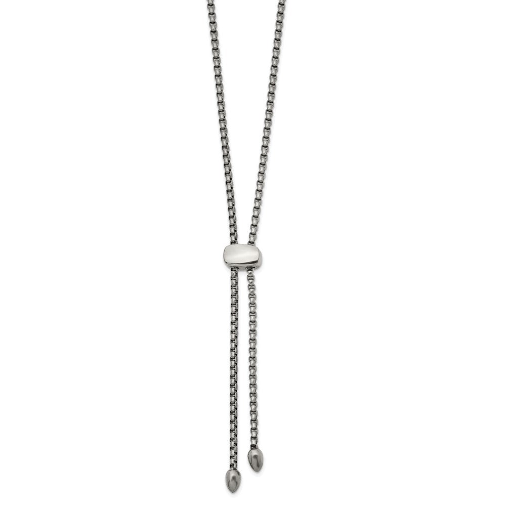 Stainless Steel Polished Fancy Adjustable up to 20.5in Necklace