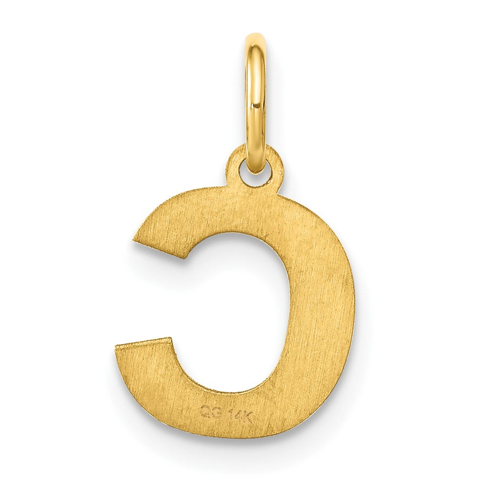14ky Letter C Initial Pendant