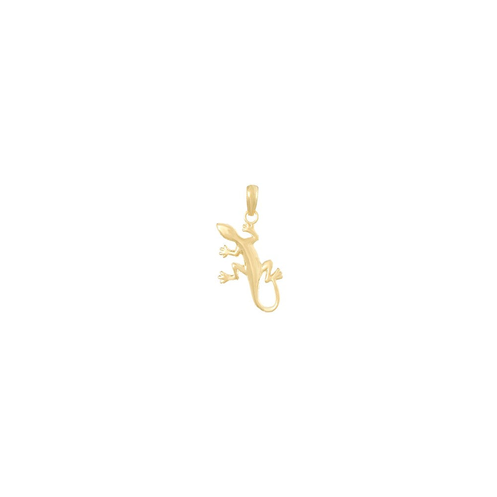 10k Gecko Pendant