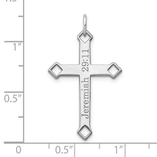 Cross With Etching