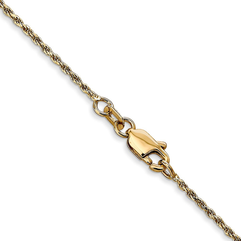 14k 1.15mm D/C Machine-made Rope Chain