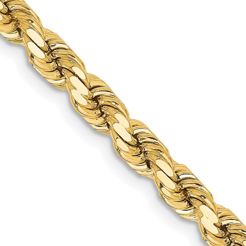14k Yellow Gold 14K 4.25mm D/C Rope with Lobster Clasp Chain