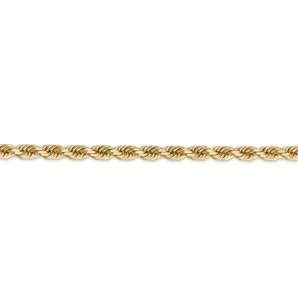 14k 4.5mm D/C Rope with Lobster Clasp Chain