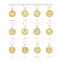 Sterling Silver 16.5 mm Cancer Zodiac Disc Pendant