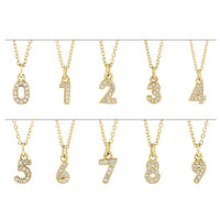 14K Yellow Gold .02 CTW Natural Diamond Numeral 1 16-18" Necklace