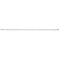 14K White Gold Natural Emerald & 5/8 CTW Natural Diamond Link 7 1/4" Bracelet