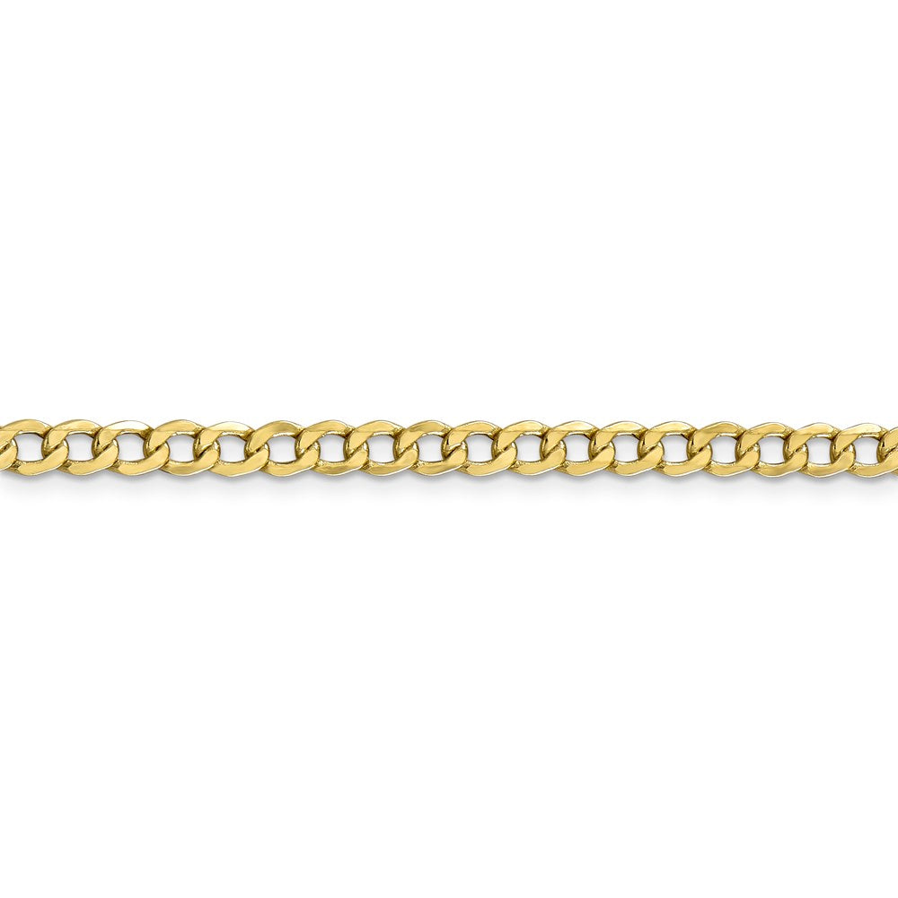 10k 4.3mm Semi-Solid Curb Link Chain