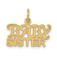 10K BABY SISTER Charm