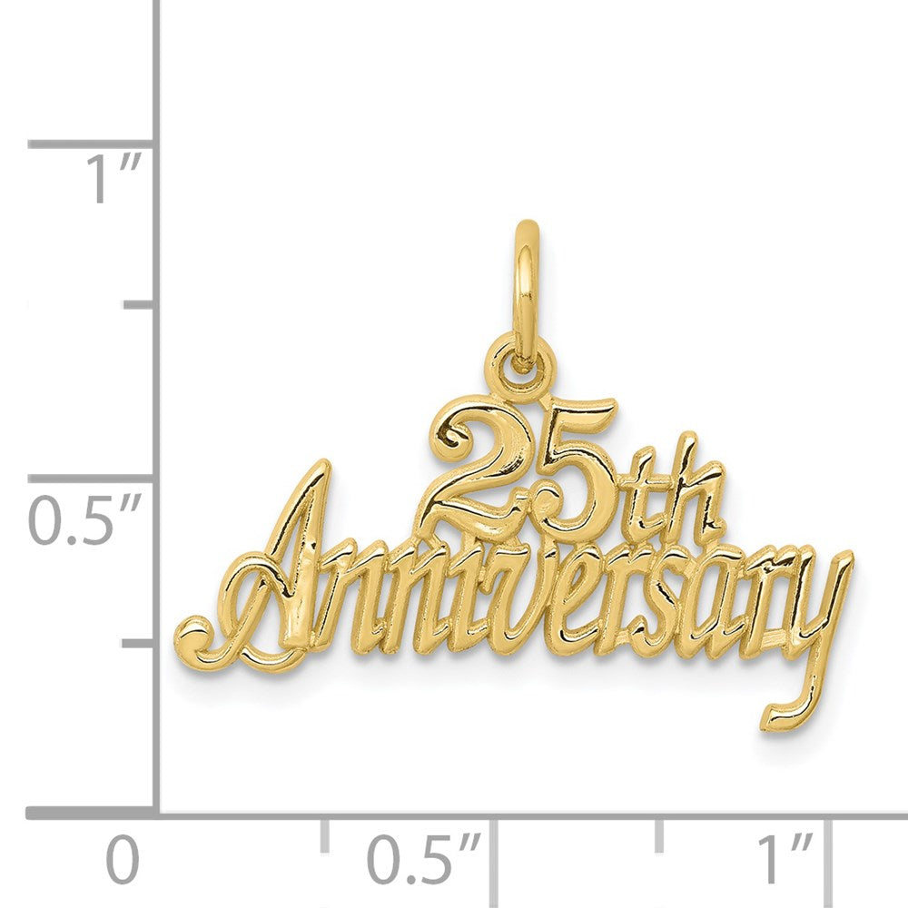 10k 25th ANNIVERSARY Charm