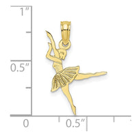 10K Ballerina Pendant