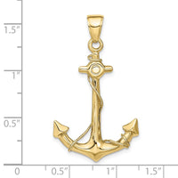 10k 3-D Anchor with Rope Pendant